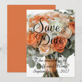 Save The Date Autumn Wedding Digital Download (正面/裏面)