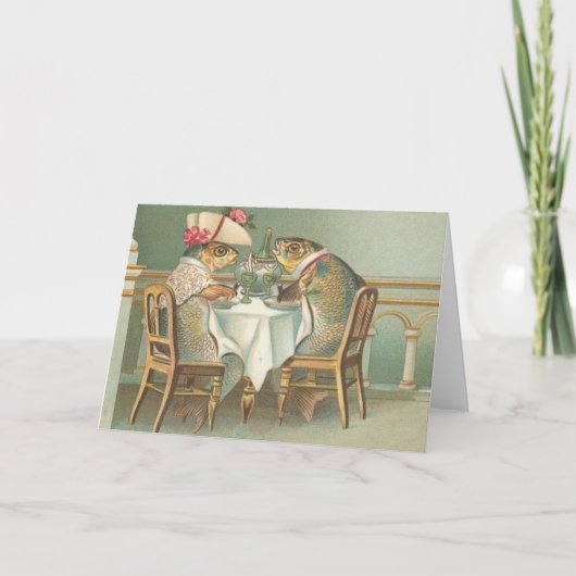 Save the Date - Big Daddy-O Fish Card 案内状 (正面)