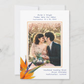 Save the Date Bird of Paradise Photo's 結婚イベント セーブザデート (正面)