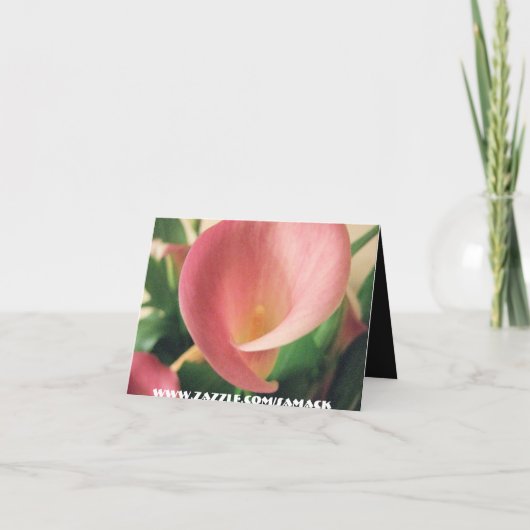 Save the Date Cala Lily カスタマイズ -  招待状 (裏面)