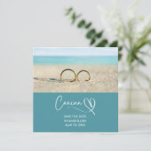 Save the Date Cancun Destination Beach Wedding (スタンド正面)
