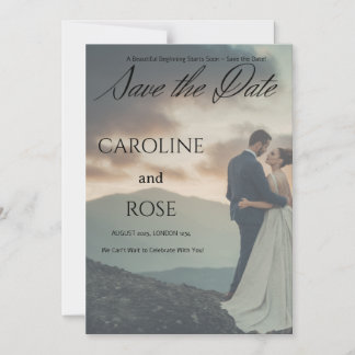 SAVE THE DATE CARD マグネット招待状