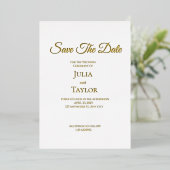 Save the Date Card 箔招待状 (立ち正面)