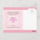 SAVE THE DATE CARD :：英語2 ポストカード (裏面)
