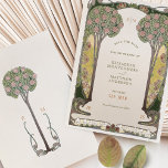 Save The Date Card Belle Époque Love Trees 招待状<br><div class="desc">Embrace the enduring love symbolized by two trees in bloom with our Belle Époque Trees Save The Date invitation. Inspired by the romanticism of the Belle Époque and the ornamental elegance of Art Nouveau, this card beautifully frames your wedding details with intricately detailed Victorian flourishes. The trees represent growth, stability,...</div>