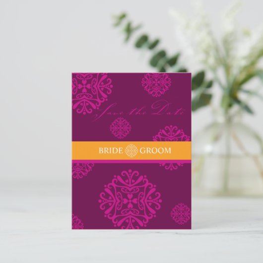 SAVE THE DATE CARD :: charm 1 ポストカード (スタンド正面)