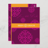 SAVE THE DATE CARD :: charm 1 ポストカード (正面/裏面)