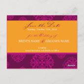 SAVE THE DATE CARD :: charm 1 ポストカード (裏面)