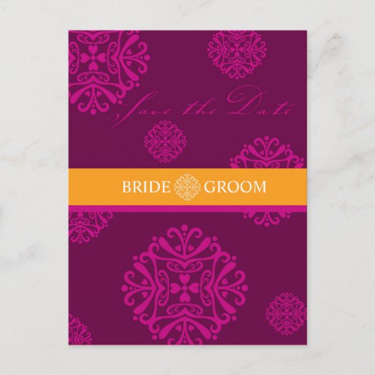 SAVE THE DATE CARD :: charm 1 ポストカード (正面)