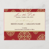 SAVE THE DATE CARD :: charm 9 ポストカード (裏面)