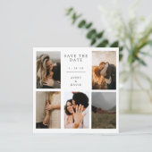 Save the Date Card Customizable セーブザデート (スタンド正面)