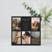 Save the Date Card Customizable セーブザデート (スタンド正面)