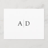 Save the Date Card Customizable 案内ポストカード (裏面)