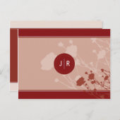 SAVE THE DATE CARD :: Michelle W. 案内ポストカード (正面/裏面)