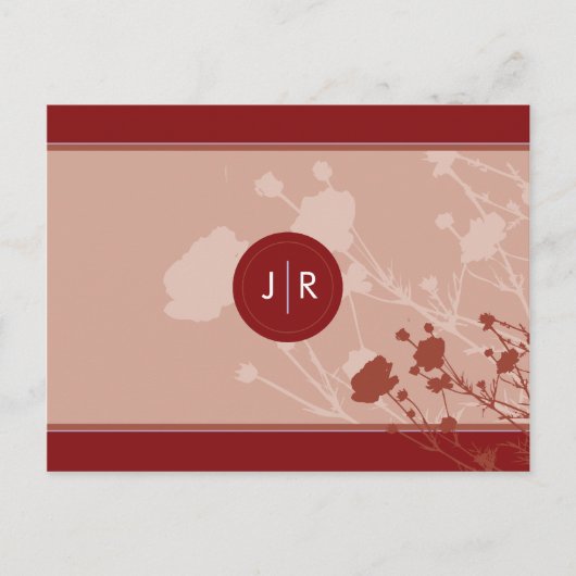 SAVE THE DATE CARD :: Michelle W. 案内ポストカード (正面)