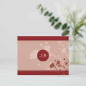 SAVE THE DATE CARD :: Michelle W. 案内ポストカード (スタンド正面)