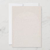 Save the Date Card Modern Wavy Border セーブザデート (裏面)