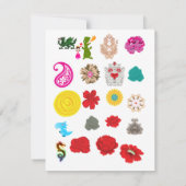 Save The Date Card Wedding Cute Fun Unique セーブザデート (裏面)