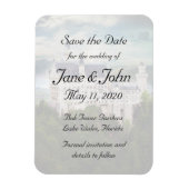 Save the Date, Castle Themed 結婚's マグネット (縦)