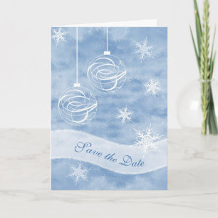 Save the Date Christmas Card シーズンカード