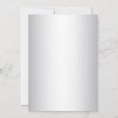 Save The Date Christmas Cards Silver 結婚ゲイ セーブザデート (裏面)