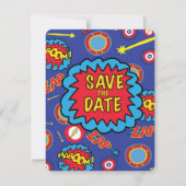 Save the Date Comic Heroes (裏面)