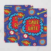 Save the Date Comic Heroes (正面/裏面)