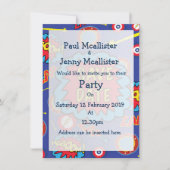 Save the Date Comic Heroes 招待状 (正面)