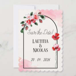 Save the date "Coquelicots" セーブザデート
