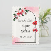 Save the date "Coquelicots" セーブザデート (スタンド正面)