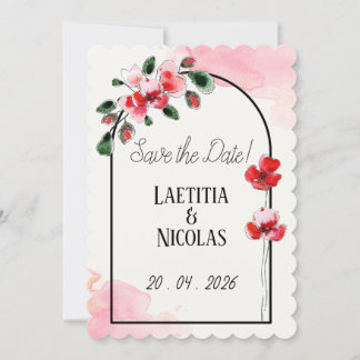 Save the date "Coquelicots" セーブザデート