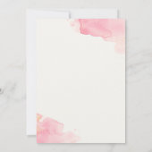 Save the date "Coquelicots" 招待状 (裏面)