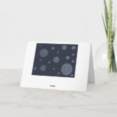 Save the Date Einladungskarten blau glitzer 案内状 (裏面)