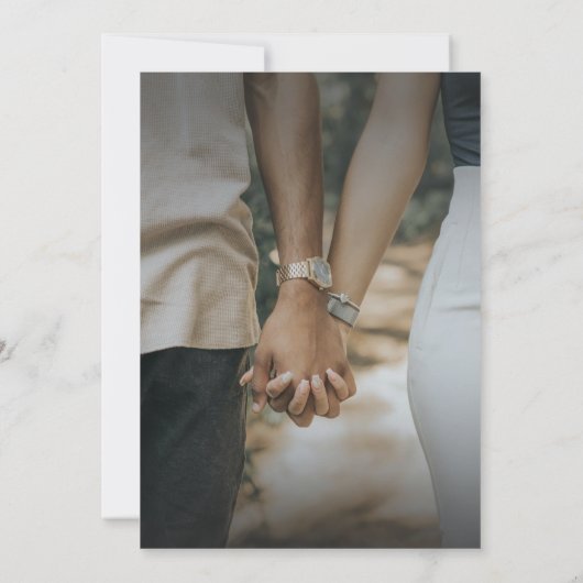  Save the Date – Elegant Wedding Invitation Design 招待状 (裏面)