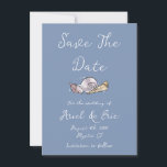 Save The Date Flat Announcement Card 案内状<br><div class="desc">Save the date for your coastal wedding!</div>