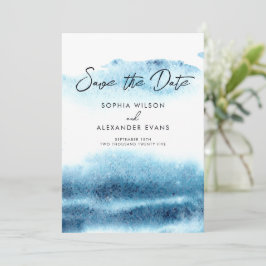 Save The Date Flat Card for a Boho Chic Wedding. セーブザデート