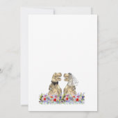 Save the Date for a Roaring Funny Dinosaur Wedding セーブザデート (裏面)