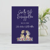 Save the Date for a Roaring Good Dinosaur Wedding セーブザデート (スタンド正面)