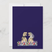 Save the Date for a Roaring Good Dinosaur Wedding セーブザデート (裏面)