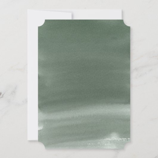 Save the Date Forest Mountain招待状 招待状 (裏面)