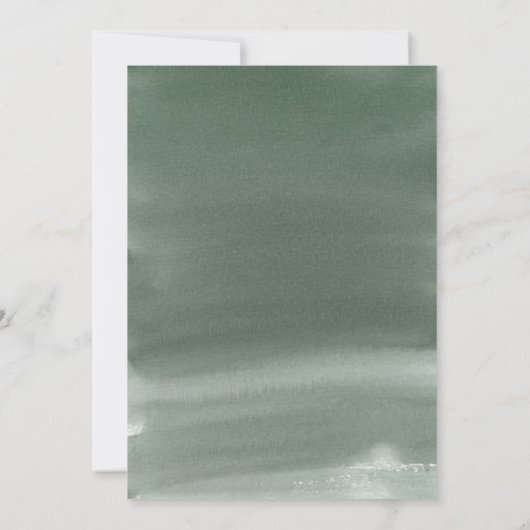 Save the Date Forest Mountain招待状 招待状 (裏面)