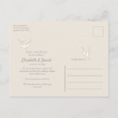 Save the Date George Barbier Love coule CC1224 ポストカード (裏面)