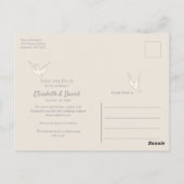 Save the Date George Barbier Love coule CC1224 ポストカード (裏面)