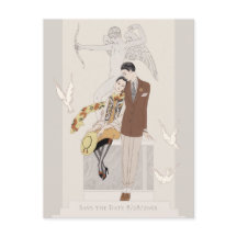 Save the Date George Barbier Love coule CC1224