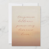 Save the Date – Golden Dawn | Elegant New Year or  セーブザデート (裏面)