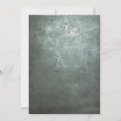 Save the Date Halloween 結婚's – 月、墓地 セーブザデート (裏面)