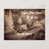Save The Date Indian Corn Country Autumn 案内ポストカード (正面)