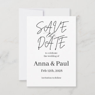 SAVE THE DATE Invitation 招待状