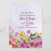 Save the Date Invitations  招待状 (正面/裏面)