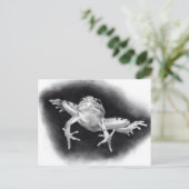 SAVE THE DATE: JUMPING FOR JOY：鉛筆でカエル 案内ポストカード (スタンド正面)